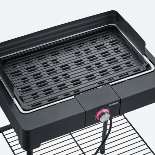 Barbecue électrique SEVERIN - PG8568 - Surface de cuisson 44,5x26cm - Hauteur 85cm - 2200W 2