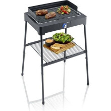 Barbecue elettrico SEVERIN - PG8568 - Superficie di cottura 44,5x26cm - Altezza 85cm - 2200W