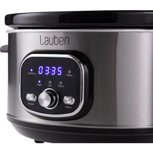 Mijoteuse - LAUBEN - 3500SB - 3,5 L - 200 W - Rosso e Argento 2