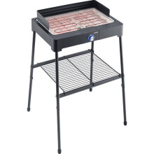 Elektrogrill auf Füßen - SEVERIN - PG8566 - 2200 W - Grillfläche 44,5 x 26 cm - Einstellbares Thermostat - Schwarz