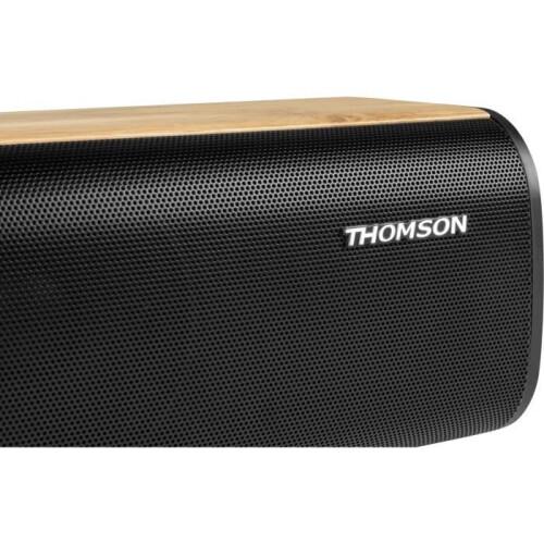 Barra de som Bluetooth THOMSON SB402BT - Bluetooth 5.0 - USB - Acabamento em madeira 2