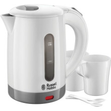 Russell Hobbs 23840-70 Reise-Wasserkocher 0,85L Travel 1000W, 2 Tassen und Löffel enthalten