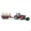 Bruder Bruder 1:16 Massey Ferguson 7480 with frontloader and timber trailer – Construction Loader Model 5
