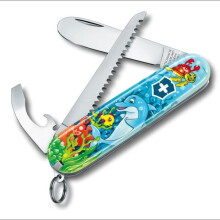 Coltello Multiuso - VICTORINOX - Il Mio Primo Victorinox 0.2373.E1 - 9 Funzioni - Sicuro - Bambino