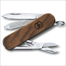 Couteau Suisse - VICTORINOX - Classic Wood - 58 mm - Bois de Noyer - 5 Fonctions
