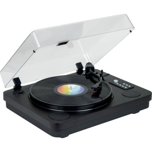 Bluetooth vinyylilevysoitin - THOMSON - TT650BT - USB-tallennus - 2 kaiutinta - Musta 1