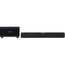 Barra de som THOMSON SB60BTS - Subwoofer sem fio - Bluetooth - 120W - Sistema estéreo - Montagem na parede