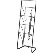 Porte Revues - YAMAZAKI - Métal Noir - 71cm de Hauteur - Rangement Efficace - Décoration Intérieure