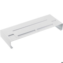 Organisateur de bureau - Tower - Support écran - Acier - Blanc - 59x24x8 cm