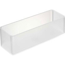 Conjunto de 2 caixas de armazenamento empilháveis Tower 24 x 8 x 7,2 cm