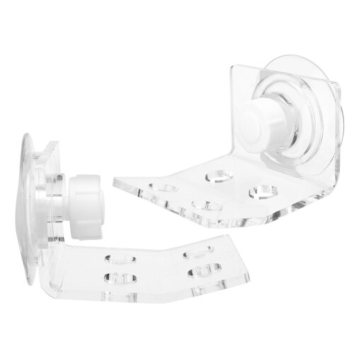 2Pcs Aquarium Aquarium 4 Löcher Frontlader Biegen 2