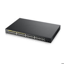 Zyxel GS1900-48HPv2 Managed L2 Gigabit Ethernet (10/100/1000) Power over Ethernet (PoE) Black