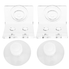 2Pcs Aquarium Aquarium 4 Löcher Frontlader Biegen