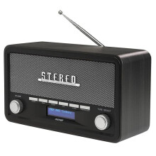 Denver DAB-18DARKGREY - Retro radio mørkegrå