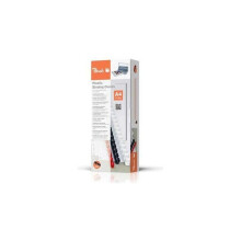 Pfirsich Baguettes Kunststoff mit Ringen 6 mm, für 25 A4-Blätter, Schwarz