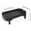 Cat Feeder Support Adjustable Height Compatible With Automatic Home Feeders Black 2