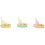 Barche a vela - SMALL FOOT - Junior - legno e tessuto - multicolore - 3 pezzi 1