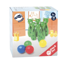 Small Foot Company - 8166 - Spiele für Draußen - Kegel - Frosch