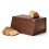 Continenta Brotkorb - Nussbaum - 40 x 26 x 18,5 cm 4