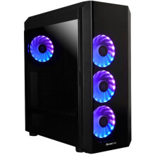 Boîtier PC - Scorpion - III - Noir - Verre trempé - Design moderne