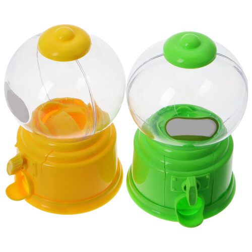 2 pezzi dispenser caramelle mini per bambini, creativo, da banco