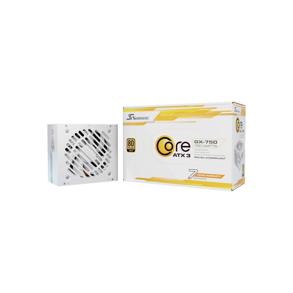 Seasonic Sea Sonic 750W Core SRP-CGX751-A5A32SF-W ATX 3.1 80+ Gold (750 W), PC Netzteil, Weiss - Bild 6