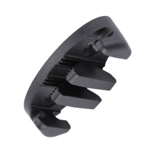 Zig Zag Ankerklampe für Kajak, Kanu, Bootdeck, 9x6x2,5 cm, Schwarz