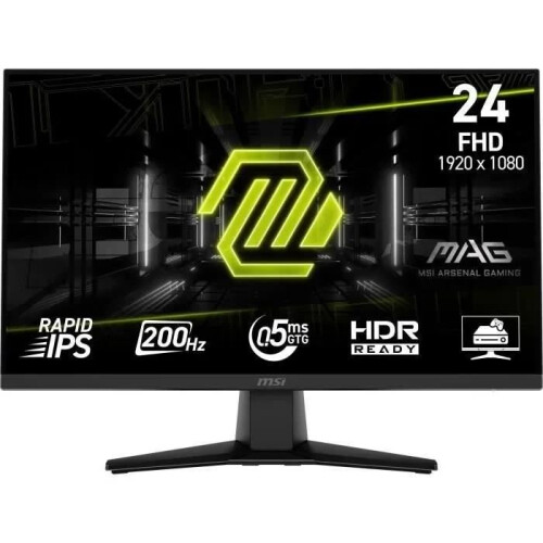 MSI Pantalla PC Gamer - MSI - 24" - FHD - 200Hz - Panel IPS - 0,5ms - MAG242F