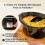 Crock-Pot Digitale Schmortopf - Crock-pot - CSC113X - 3,5 l - Programmierbare Timer - EU-Stecker 2-polig - Schwarz 4