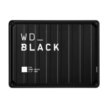 WDBLACK P10 6 Ulkoinen kannettava ja kestävä kovalevy, yhteensopiva PC:n ja pelikonsolin kanssa, tallentaa jopa 125 peliä, Musta