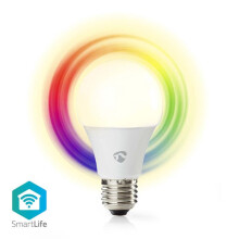 SmartLife Full Colour Glühbirne | Wi-Fi | E27 | 806 lm | 9 W | RGB / Warm- bis kaltweiß | 2700 - 6500 K | Android / IOS | Glühbirne | 1 Stk.