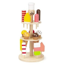 Holzspielzeug - SMALL FOOT - Eistand - 15 Sorten Eis - Ungiftige Farben - 32 cm