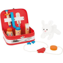 Spielzeug - SMALL FOOT - Arzttasche Hase - Rot - 5 Teile - Für Kinder von 3 bis 8 Jahren