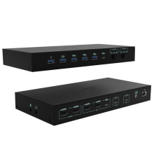 Docking Station KVM - I-TEC - USB-C - 3 Apparaten - Power Delivery 92W - Dual Display 4K