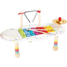 Table à musique - SMALL FOOT DESIGN - Tintamarre - Multicolore - Pour enfants de 3 à 6 ans - Intérieur