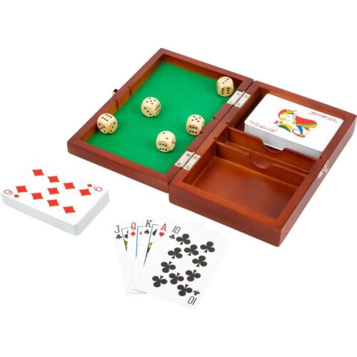 Scatola di gioco Carte e Dadi - SMALL FOOT - Misto - 19 cm - 8 pezzi 1