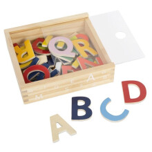 Magnetische Alfabetletters - Small foot - 10732 - Multicolor - Hout - Binnen