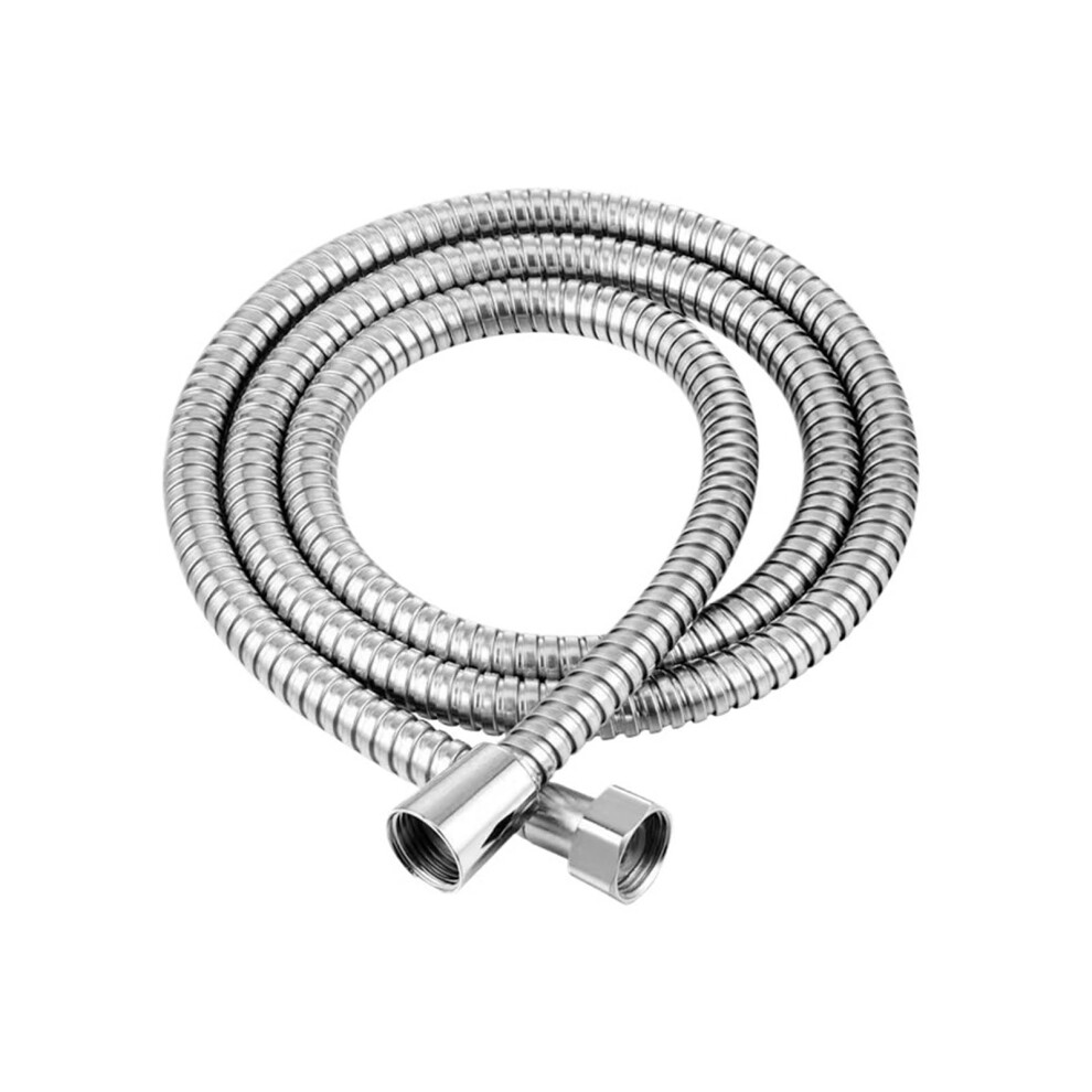 Flexible Shower Hose Sus 304 Stainless Steel 1.5M/2M Lengths Black Silver Bathroom Shower Pipe Extension 9354506765408