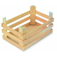 Cassa in legno naturale per merceria - Set di 3 - LEGLER - Beige - Marrone
