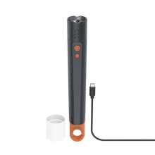 LED-lamp pche "FLX1200-C", oplaadbaar, rés. chcs, alu., 4 mdes+SOS, zoom