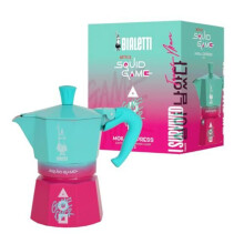 Cafetière Moka Express - Bialetti - Squid Game - 3 Tasses - Aluminium - Non compatible induction sans adaptateur