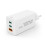 Hama Snellader, GaN, 2 USB-C PD, 1 USB-A QC, mini-oplader, 100 W, wit 1