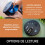 Tragbarer Bluetooth CD-MP3-Player mit Antishock Schwarz 6