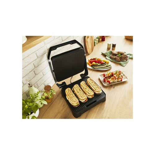 Tefal TEFAL GC272D10 INICIO ADJUST RELIFT Grill Sølv-Sort 2000 W 1