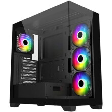 PC Behuizing - FSP - M.Tower M580-BA - 4xARGB - 2xUSB3.0 - Type C