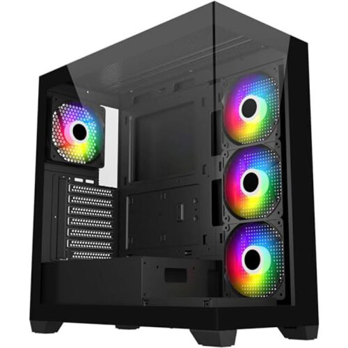 PC Behuizing - FSP - M.Tower M580-BA - 4xARGB - 2xUSB3.0 - Type C