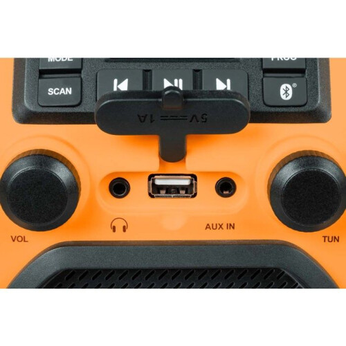 Radio y altavoz de obra - THOMSON - Bluetooth - 30 Watts - Resistente a salpicaduras - AUX in 2