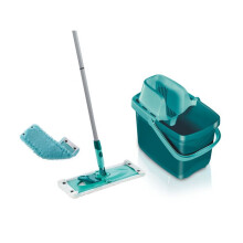 Set de nettoyage sol Leifheit Combi M 55379, balai serpillère seau essoreur 12 L, livré avec une housse micro duo et static plus