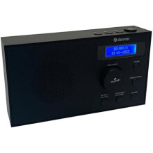 Sintonizador de radio DAB - DENVER - DAB-51B - USB Tipo C - Audio 3,5 mm - Negro