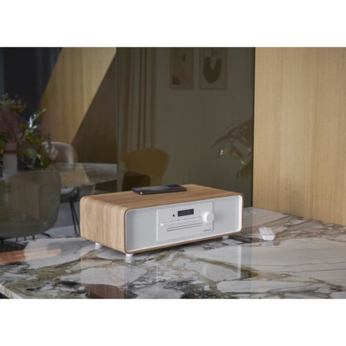 Micro-catena Bluetooth - THOMSON - Bianca e Nera - Radio FM/CD/MP3/USB, 60W, Equalizzatore 1